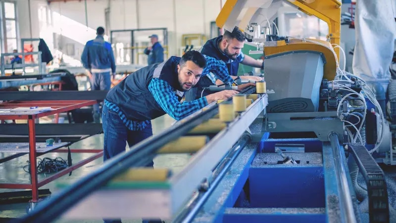 factory workers