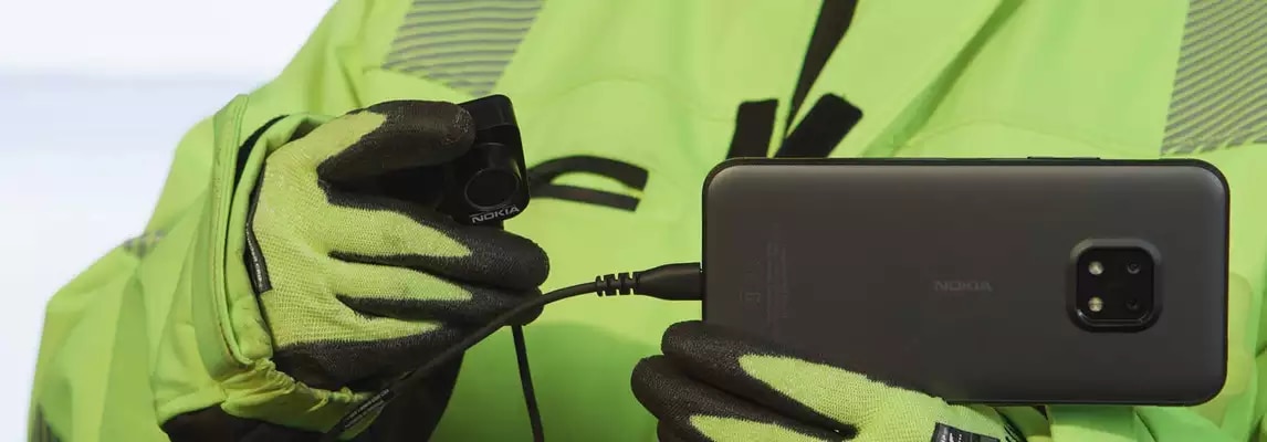 Nokia Industrial wear cam CWxxx01x and Nokia XR20 
